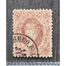 ARGENTINA 1864 GJ 19I RIVADAVIA VARIEDAD MULATO MUY RARA IMPRESION QUE PARECE SER DOBLE, CON DENTADO PERFECTO DE LUJO U$ 60